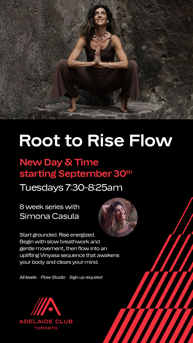 Root to Rise Flow - 8 week Series with Simona Casula - Starting Tuesday, September 30th, 7:30-8:25am